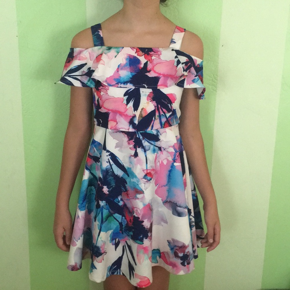 Girls floral dress